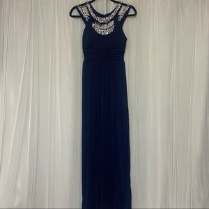 Dark Blue Formal Dress